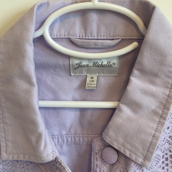 Girls purple jacket - Picture 2 of 3